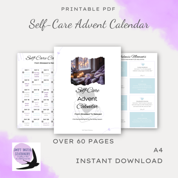 Self-Care Advent Calendar: 30 Days of Mindfulness and Joy