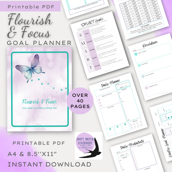Productivity and habit tracker for goal-setting success.