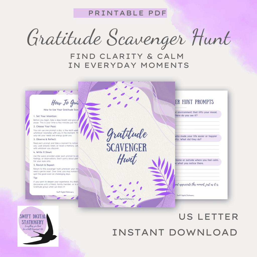 gratitude scavenger hunt moackup
