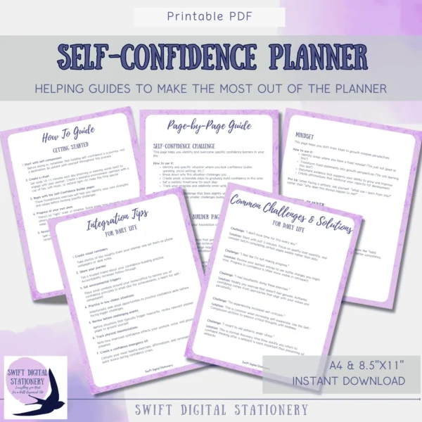Self-compassion worksheet for transforming self-criticism into kindness