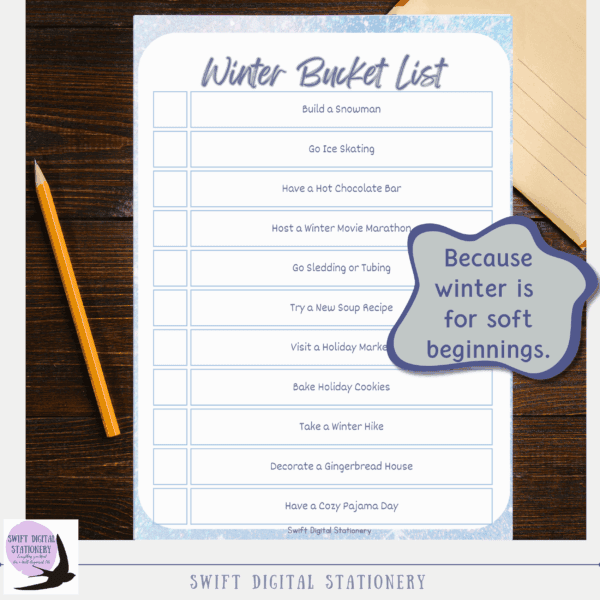 Wintery Self-Care Companion – A Sparkly Guide to Rest & Reflection - Image 6