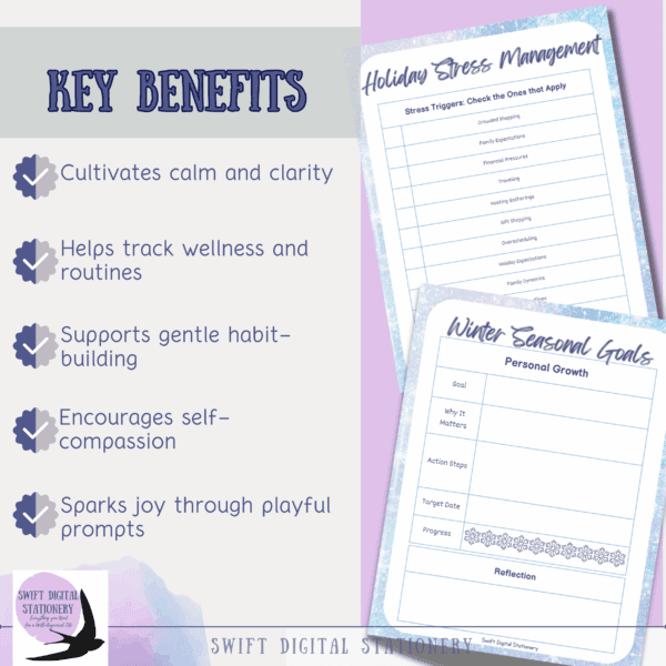 Wintery Self-Care Companion – A Sparkly Guide to Rest & Reflection - Image 5