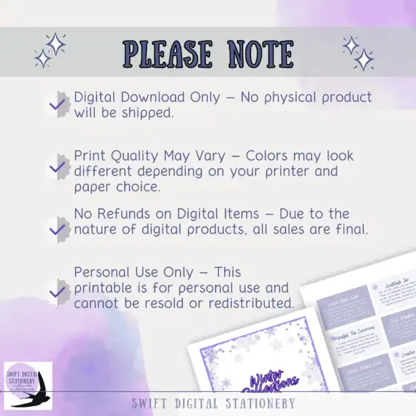 Winter Reflections Kit – 60+ Page Printable Journal for Seasonal Self-Care & Emotional Clarity - Image 14